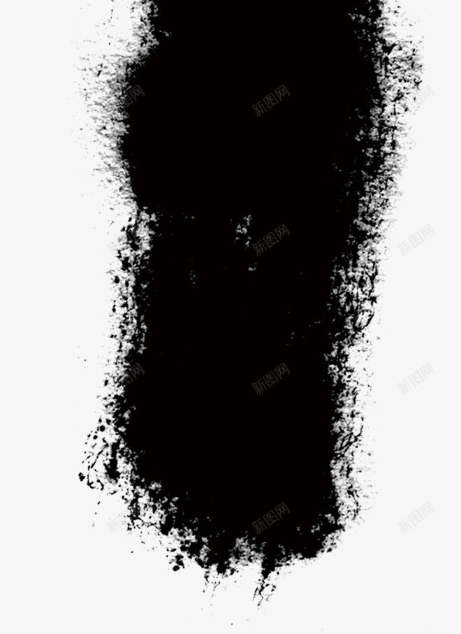 黑色古典墨迹喷溅png免抠素材_新图网 https://ixintu.com 古典 喷溅 墨迹 黑色
