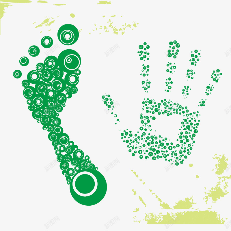 手印脚印png免抠素材_新图网 https://ixintu.com 喷墨 喷溅 墨渍 手印 脚印