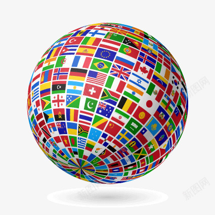 国旗地球圆形投影装饰图矢量图ai免抠素材_新图网 https://ixintu.com 国旗 圆形 地球 投影 装饰图案 矢量图