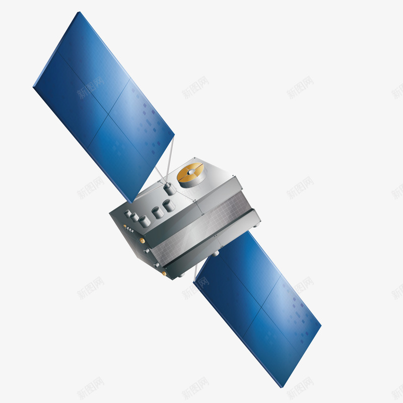 卫星定位png免抠素材_新图网 https://ixintu.com 人造卫星 北斗卫星 卫星地球 卫星天线 卫星科技 卫星轨道