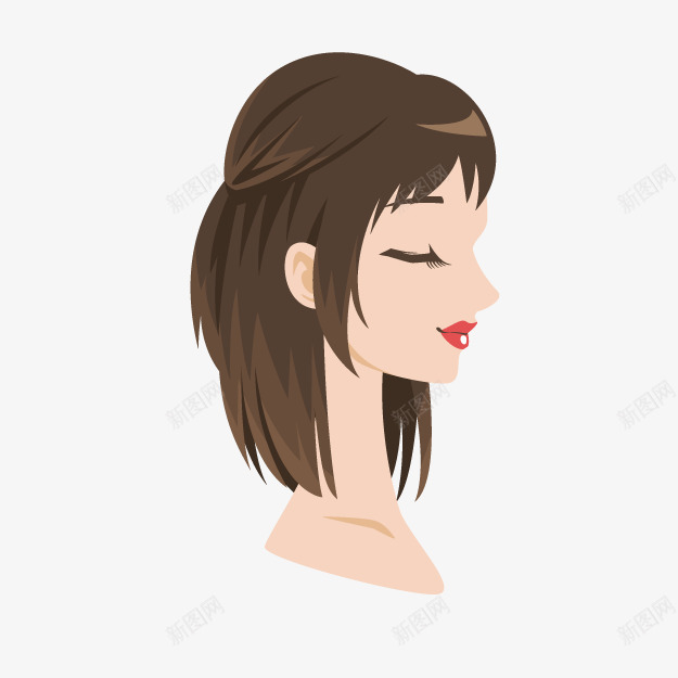 长发女孩png免抠素材_新图网 https://ixintu.com 动漫 卡通女孩 卡通女性 发型展示 发型模特 可爱女孩 女孩 女性 女性发型 女性模特 手绘女孩