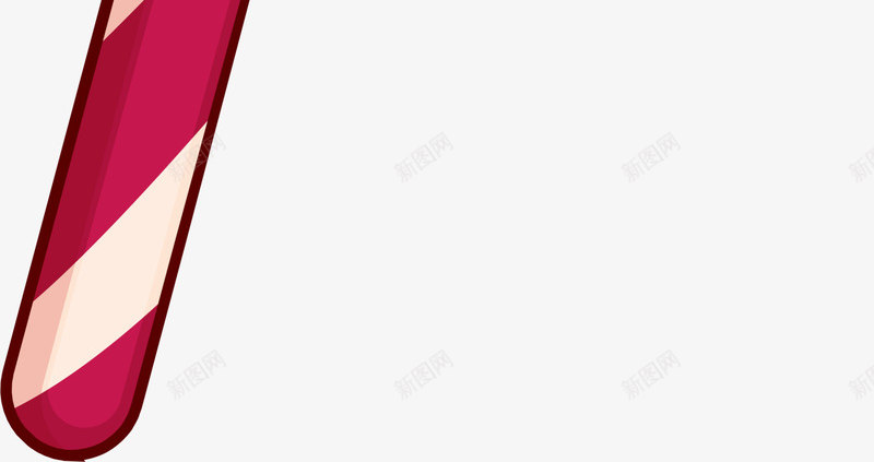 红色卡通拐杖糖png免抠素材_新图网 https://ixintu.com 卡通糖果 圣诞节 简约甜食 红色拐杖 节日糖果 装饰图案
