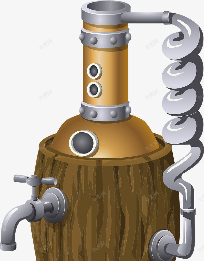 啤酒机png免抠素材_新图网 https://ixintu.com 啤酒 机器 饮料