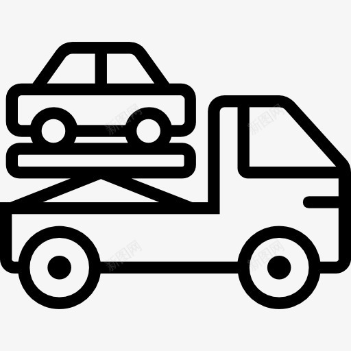 鹤图标png_新图网 https://ixintu.com 卡车 机械 汽车 起重机 车库 运输