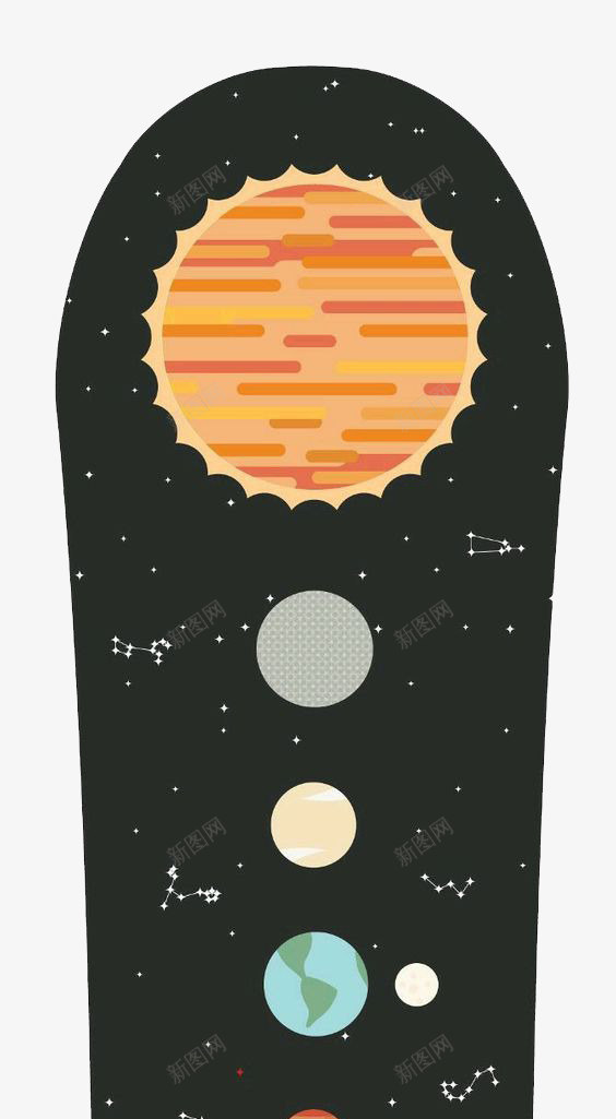 星空星球png免抠素材_新图网 https://ixintu.com 地球 太阳 星球 星空