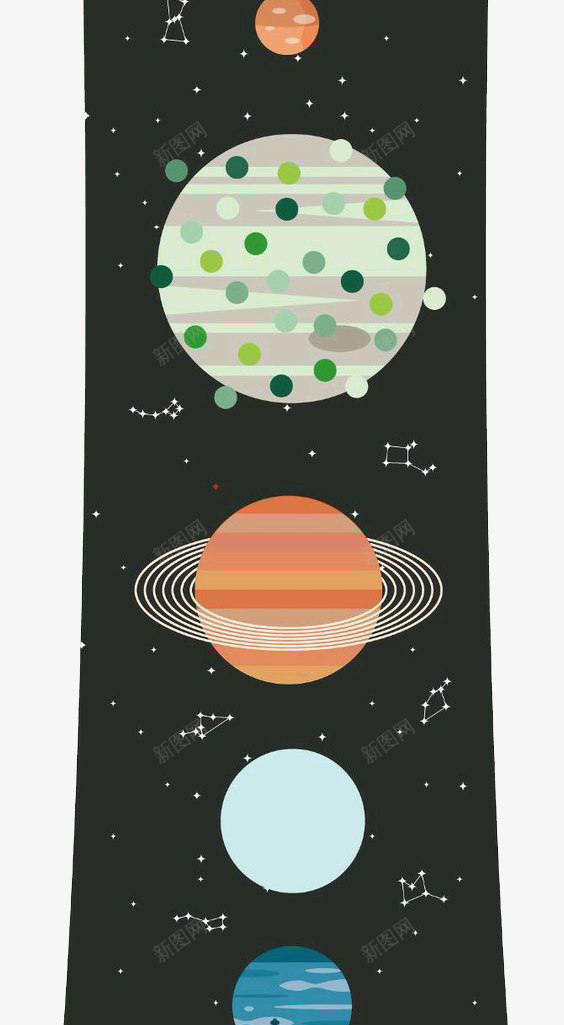 星空星球png免抠素材_新图网 https://ixintu.com 地球 太阳 星球 星空