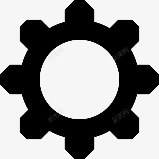 齿轮图标png_新图网 https://ixintu.com 工具 工具和用具 机械 结构 设置 车轮 轮 齿轮