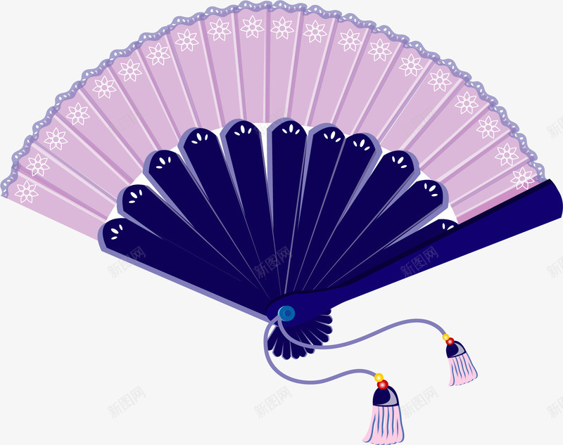 扇子矢量图eps免抠素材_新图网 https://ixintu.com 女性扇子 扇子 矢量扇子 矢量图