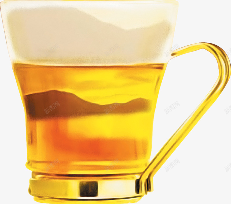 玻璃啤酒杯子png免抠素材_新图网 https://ixintu.com 啤酒 杯子 玻璃