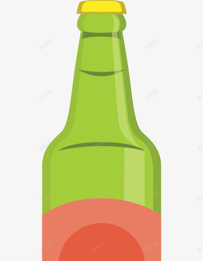 玻璃瓶啤酒png免抠素材_新图网 https://ixintu.com 玻璃瓶啤酒