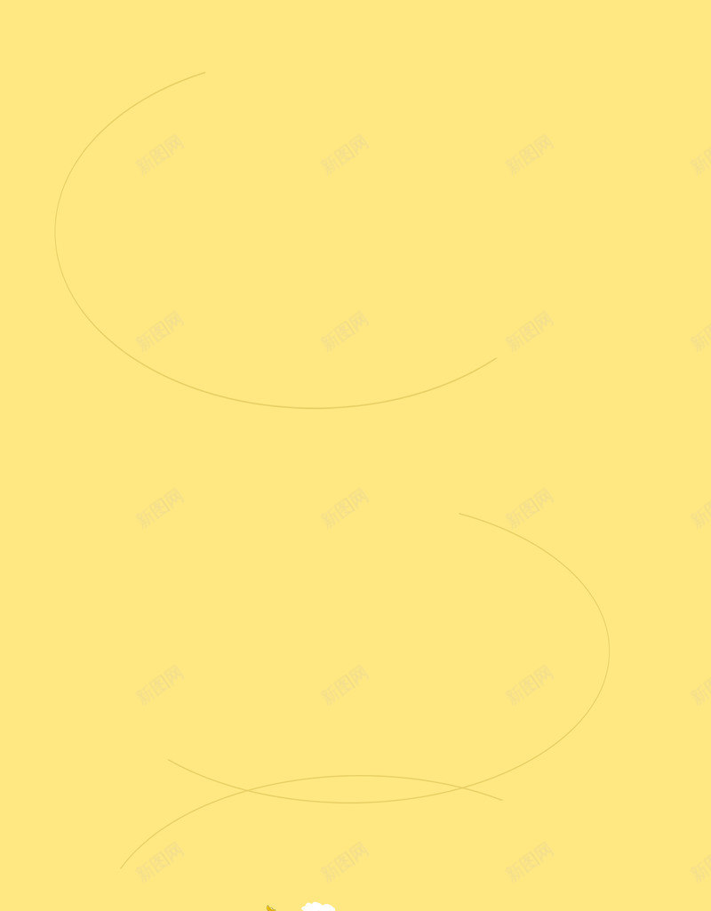 曲线线条黄色背景装饰png免抠素材_新图网 https://ixintu.com 曲线 线条 背景装饰 黄色