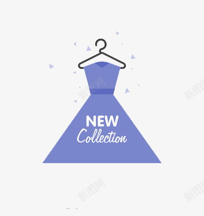 衣服架子png免抠素材_新图网 https://ixintu.com 女人 店铺 裙子