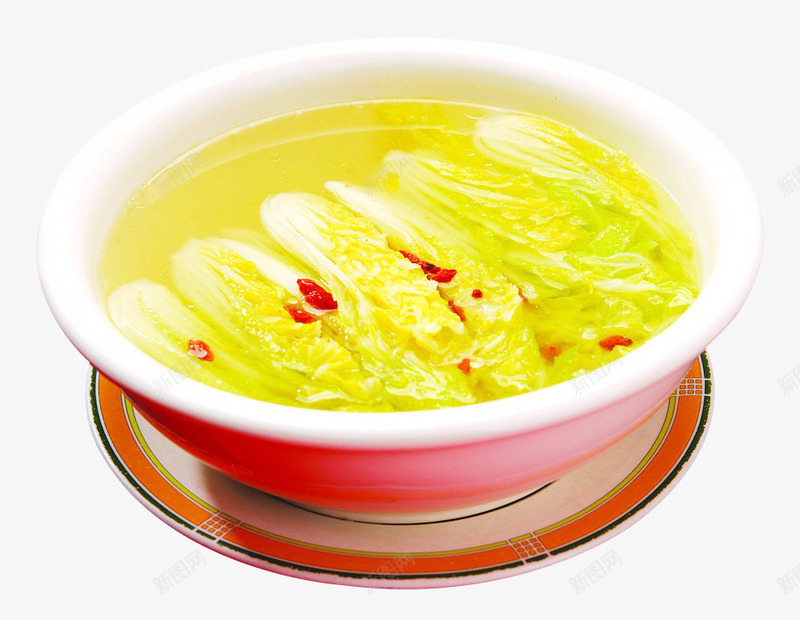 清汤煮白菜png免抠素材_新图网 https://ixintu.com 产品实物 搭配 清汤 煮 白菜 美味 蔬菜 餐饮