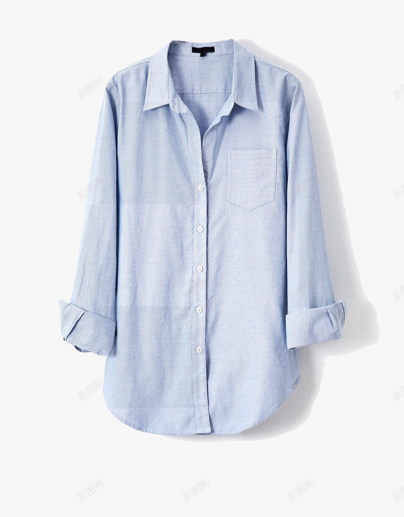 蓝色衬衫png免抠素材_新图网 https://ixintu.com 干爽透气 护体 服装 服饰 柔软 舒适 衣服 衣服透气 衣裳 衬衫 透气 遮体