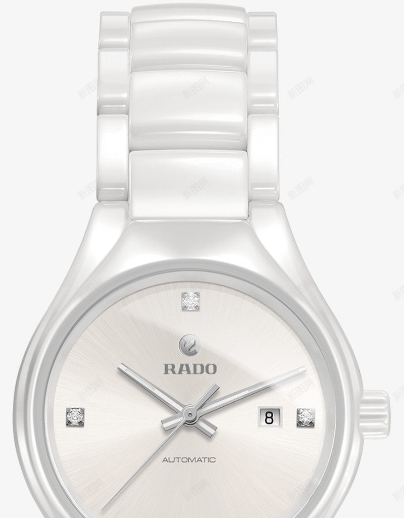 雷达腕表手表珠光白色女表png免抠素材_新图网 https://ixintu.com RADO 产品实物 女士手表 女士表 机械女表 机械表 腕表 表 雷达