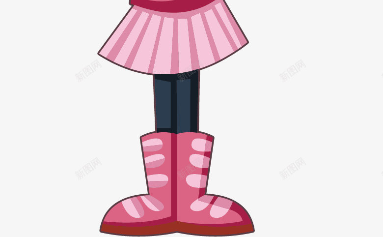 卡通非洲女孩矢量图ai免抠素材_新图网 https://ixintu.com 外国 女性 女生 活泼 非洲人 黑人 矢量图