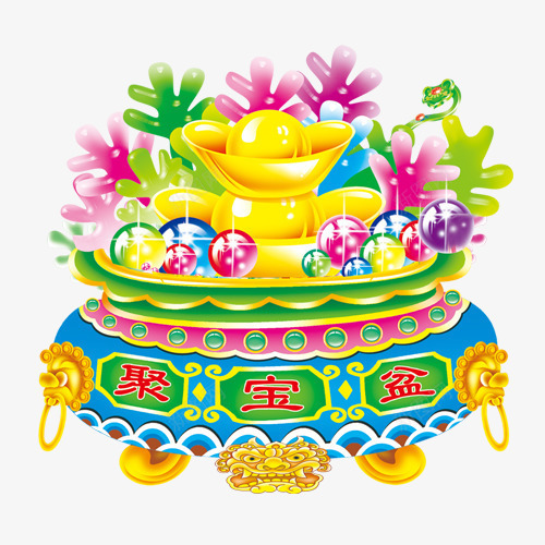 聚宝盆元素png免抠素材_新图网 https://ixintu.com 元宝素材 聚宝盆图片 聚宝盆素材 黄金素材