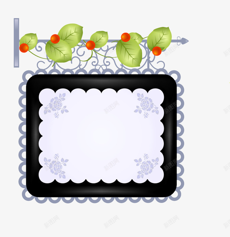 店铺招牌png免抠素材_新图网 https://ixintu.com 复古吊牌 店铺招牌 招牌 欧式挂牌 铁艺店招