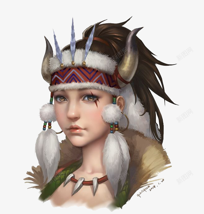 原始部落的女性装扮png免抠素材_新图网 https://ixintu.com 原始部落 女性 扁平风格 插画