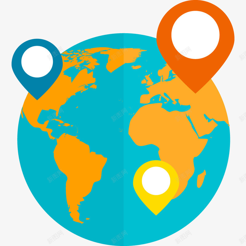 物流地球标记地球地点图标png_新图网 https://ixintu.com 地点 地球 标记地球 物流