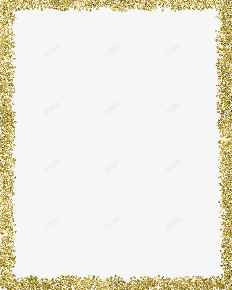 黄金边框png免抠素材_新图网 https://ixintu.com 边框素材元素 金色 黄金边框