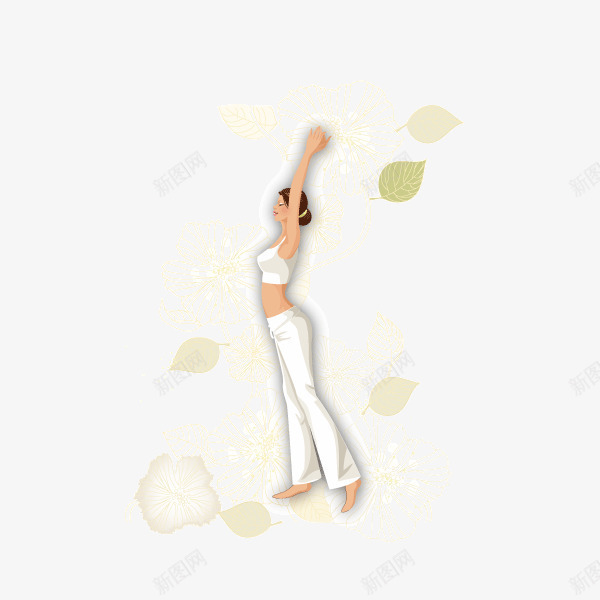 瑜伽减肥塑身女性png免抠素材_新图网 https://ixintu.com 减肥 塑身 女性 瑜伽