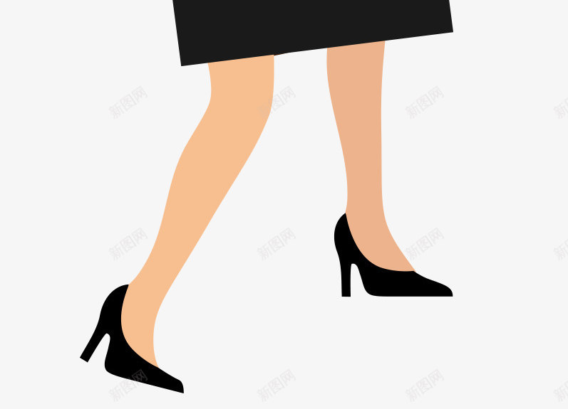 扁平化商务女士人物png免抠素材_新图网 https://ixintu.com 公事包 卡通 商务 商务出差 女子 女性 女职员 白领 职员 职场人物动作