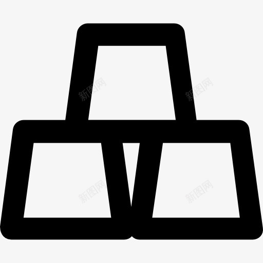金元宝图标png_新图网 https://ixintu.com 业务 元宝 银行 黄金
