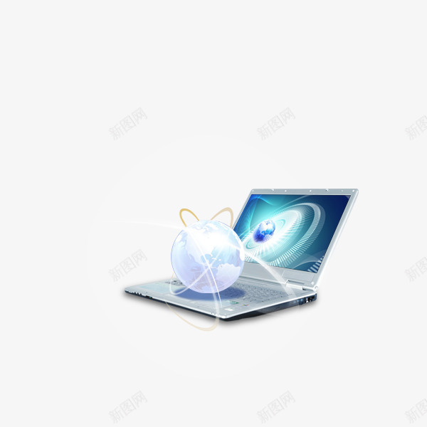 网页科技电子png免抠素材_新图网 https://ixintu.com 地球 电子 电脑 科技感