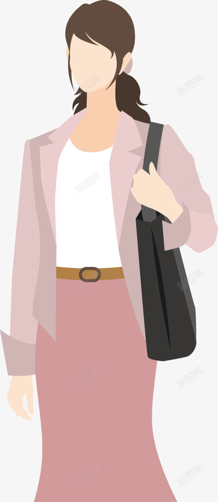 公司女白领png免抠素材_新图网 https://ixintu.com 女人服装图 女性 女性服装 女性职业服装 女性职业装 女模特 服装 白领服装 矢量服装 职业装