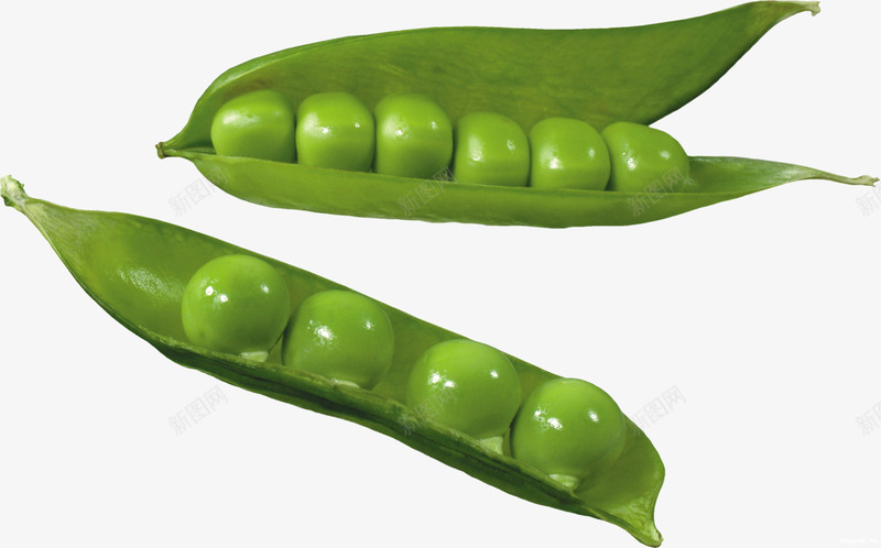 豌豆png免抠素材_新图网 https://ixintu.com 产品实物 扁豆 绿色蔬菜 绿色食品 青豆
