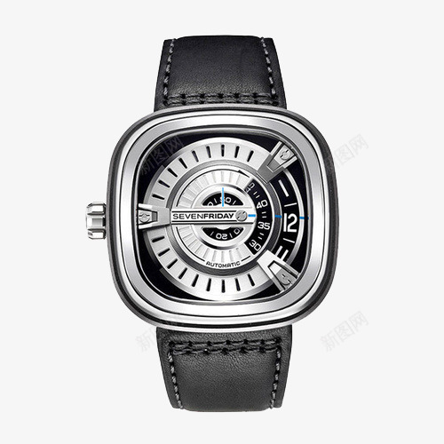 强劲涡轮自动机械男表png免抠素材_新图网 https://ixintu.com sevenfriday 产品实物 工业元素 男士手表 男表