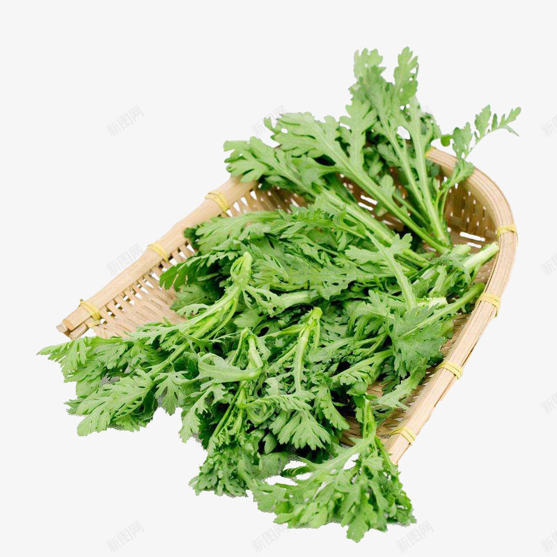 一叵篓茼蒿png免抠素材_新图网 https://ixintu.com 叵篓 茼蒿 茼蒿菜 蔬菜