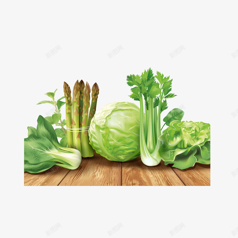卡通清新蔬菜矢量图ai免抠素材_新图网 https://ixintu.com 卡通 桌子 清新 蔬菜 矢量图