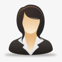 女白领图标png_新图网 https://ixintu.com 女人 女性 用户