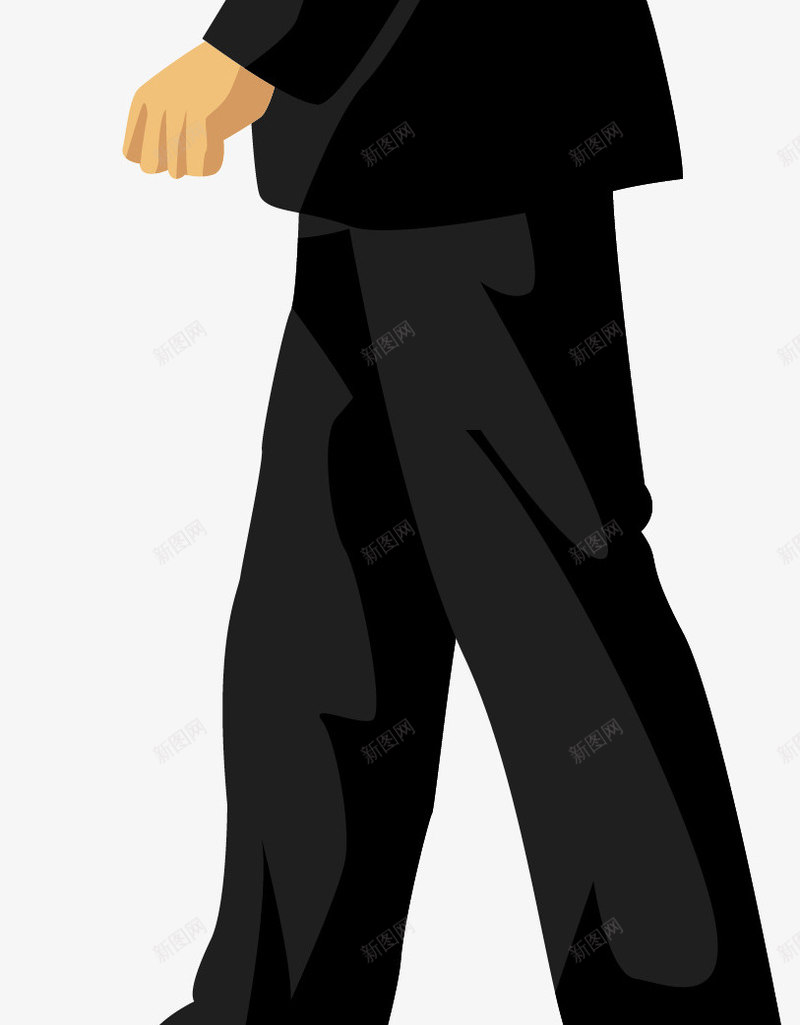 穿黑色西服的男人背影图png免抠素材_新图网 https://ixintu.com 服装 男士西服 衣服 衣服材质 衣服面料 西服 西服材质 西服面料 西装 西装面料 面料