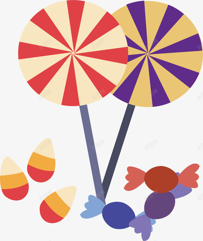 万圣节棒棒糖矢量图ai免抠素材_新图网 https://ixintu.com 万圣节 万圣节糖果 不给糖就捣乱 棒棒糖 矢量png 糖果 矢量图