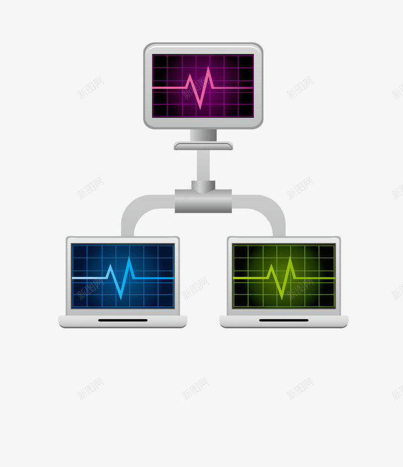科技网络布局图标png_新图网 https://ixintu.com 信息科技 免费科技EPS矢量素材下载 卫星 地球 局域网 广告位 显示器 电脑 科技信息 科技图片 科技素材 网络 蓝色通讯科技图标矢量素材