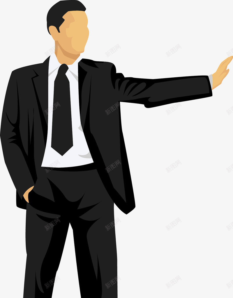 穿着正装的男人图矢量图eps免抠素材_新图网 https://ixintu.com 服装 男士西服 衣服 衣服材质 衣服面料 西服 西服材质 西服面料 西装 西装面料 面料 矢量图