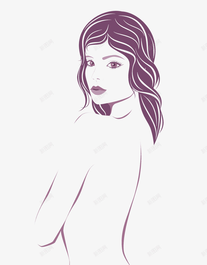 绘画女性png免抠素材_新图网 https://ixintu.com 卡通美女 性感女性插画 插图人物 插画女人 时尚女性 漫画人物 漫画女性