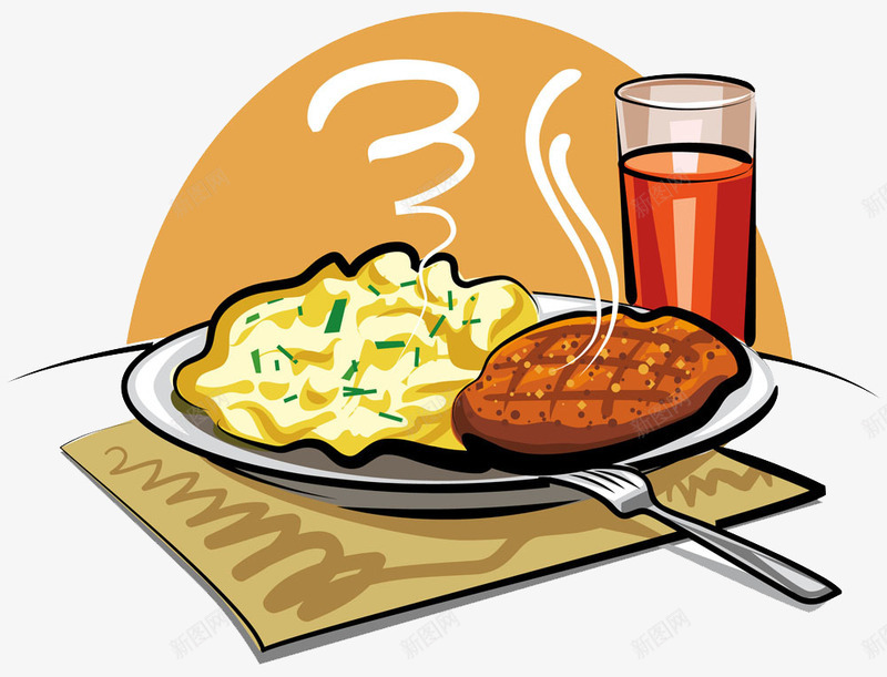 烤牛排与啤酒美食png免抠素材_新图网 https://ixintu.com 啤酒 烤肉 牛排 美食 餐饮 饮料
