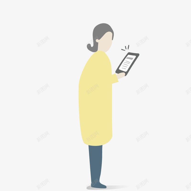 手机简讯矢量图ai免抠素材_新图网 https://ixintu.com PNG免抠图下载 卡通 女性 玩手机 短信 装饰 矢量图