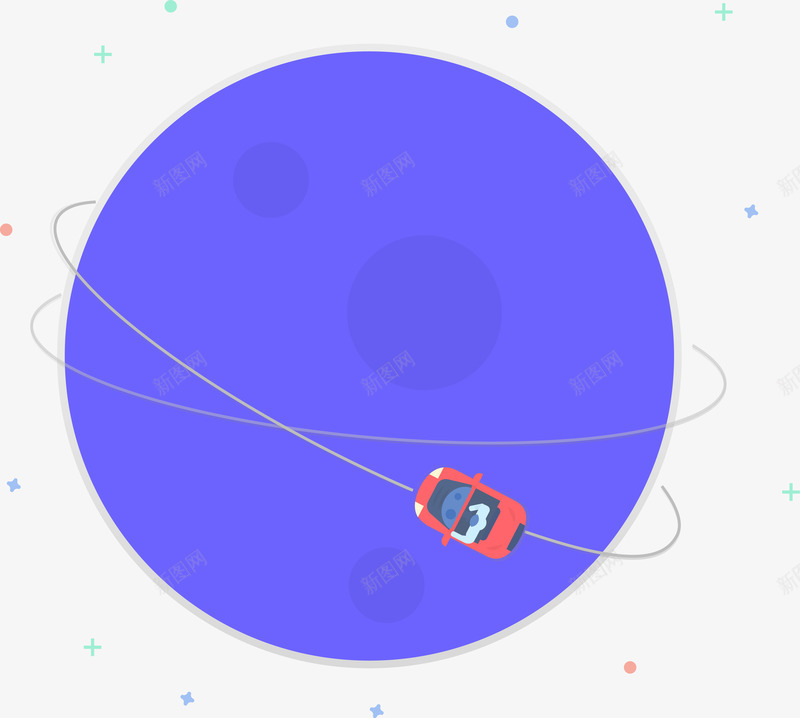 跑车绕行地球卡通图png免抠素材_新图网 https://ixintu.com 创意 卡通 围绕 汽车 简图 线条 绕行 跑车