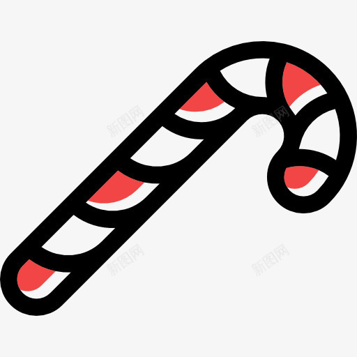 糖果图标png_新图网 https://ixintu.com 圣诞节 甜点 甜的 糖果 糖果手杖 装饰 食品