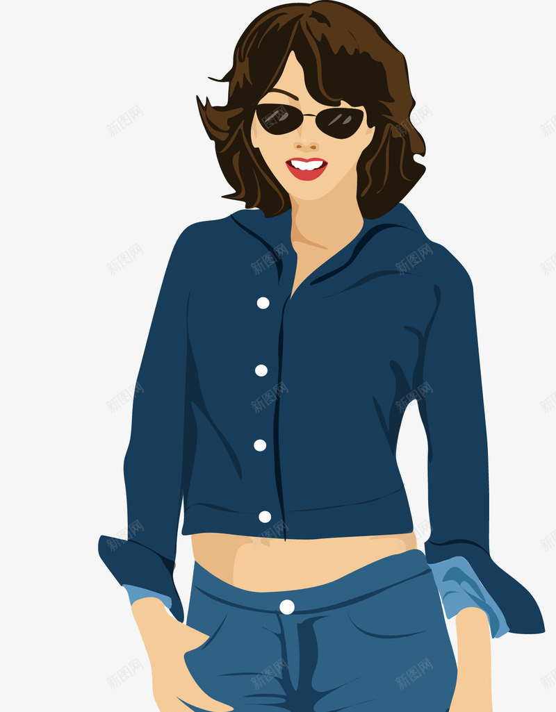 时尚潮流女性人物png免抠素材_新图网 https://ixintu.com 人头像 卡通 墨镜 女人 带眼镜的人 帽子 戴墨镜 戴眼镜 戴眼镜的人 时尚 有文化 潮流 眼镜
