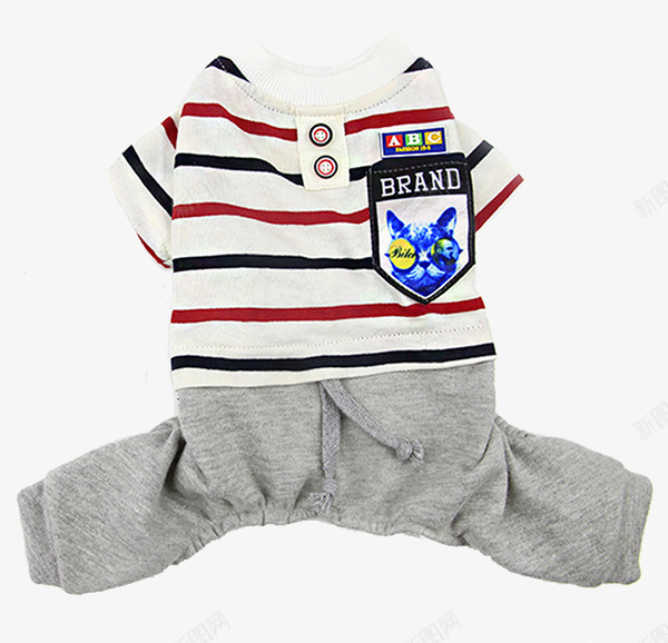 春夏装四脚衣宠物衣服png免抠素材_新图网 https://ixintu.com 产品实物 休闲 免费png 柔软舒适 潮范十足