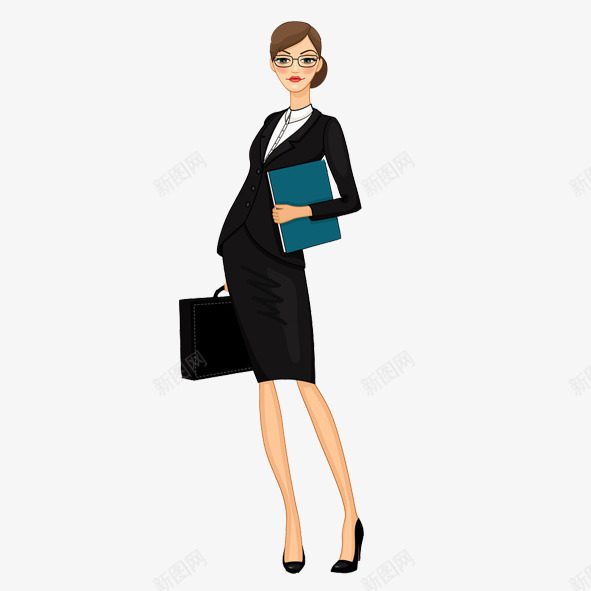 个人形象png免抠素材_新图网 https://ixintu.com 个人形象 商业 女性 形象 职业