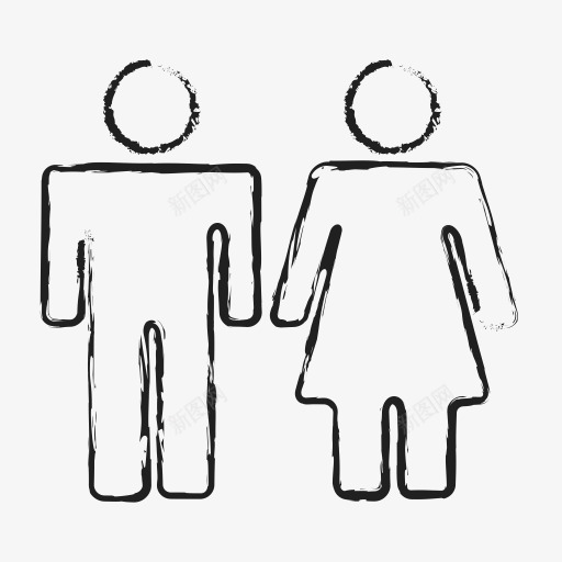 夫妇女性性别组男性用户组洗手间png免抠素材_新图网 https://ixintu.com Couple female gender group male sign user washroom 夫妇 女性 性别 洗手间的标志 用户组 男性 组