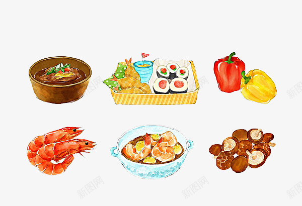 德国美食png免抠素材_新图网 https://ixintu.com 免扣 免扣食物 卡通食物 德国美食 水果 海鲜 蔬菜 进口德国美食 餐具