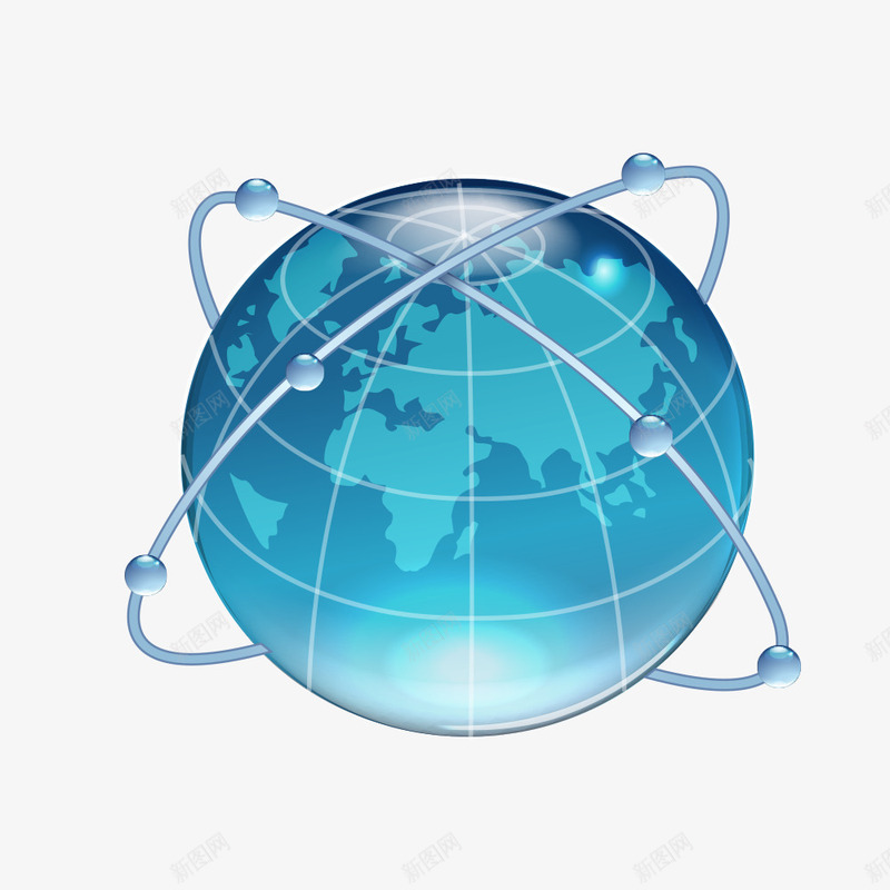 图标矢量图ai_新图网 https://ixintu.com 25D 地球 精致 矢量图